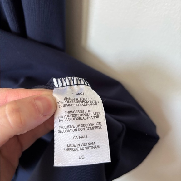 ✨Mondetta Navy Sleeveless A-Line Dress - Size Large - Picture 3 of 4